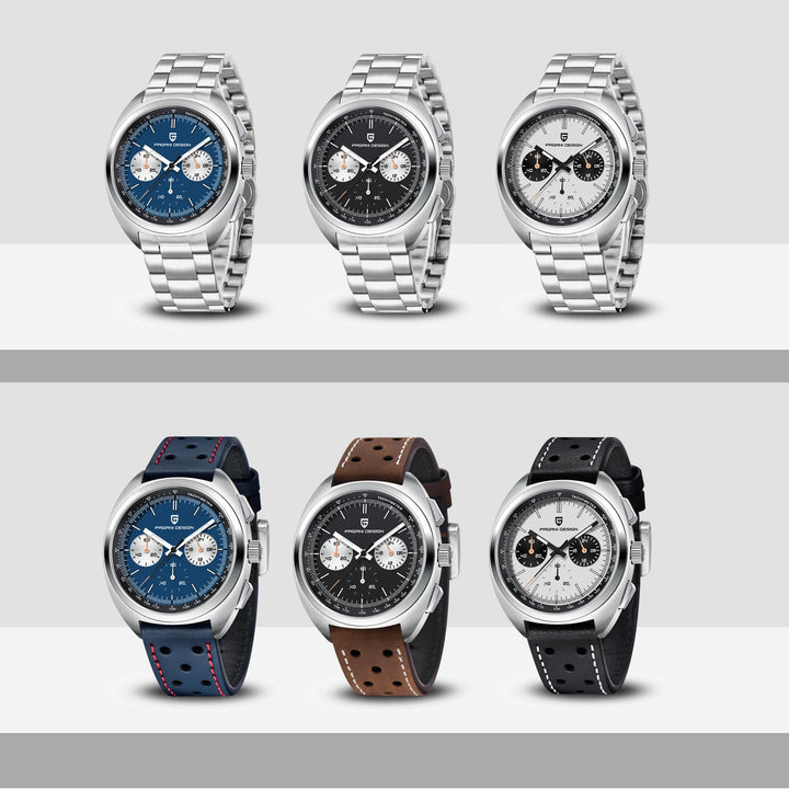 Pagani Design Quartz Chronograph Watch – Japan VK63 Movement, Sapphire Crystal