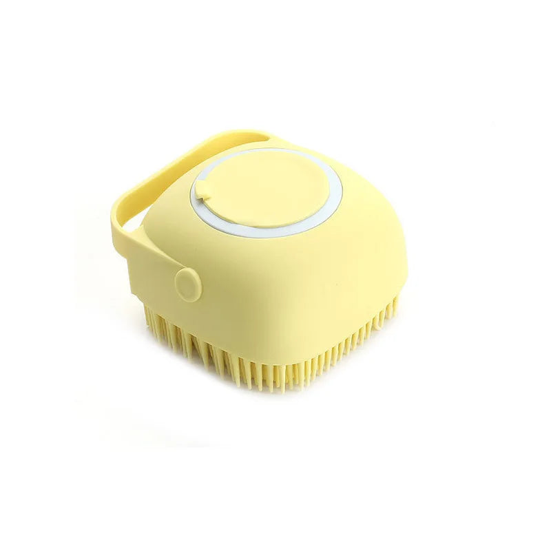 Cepillo de baño para mascotas, masajeador de silicona suave, Gel de ducha, cepillo de baño, herramientas de limpieza, peine, suministros de limpieza para perros y gatos
