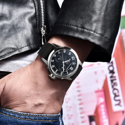 Pagani Design PD-1780 Men’s Quartz Watch – VH88 Movement, Ceramic Bezel, Sapphire Crystal, 100M Water Resistant