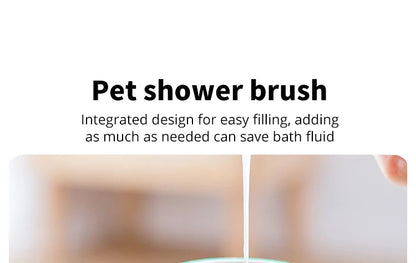 Cepillo de baño para mascotas, masajeador de silicona suave, Gel de ducha, cepillo de baño, herramientas de limpieza, peine, suministros de limpieza para perros y gatos