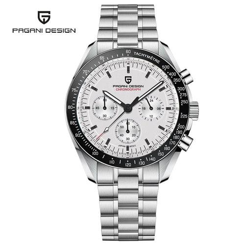 Pagani Design PD-1701B V5 Men’s Chronograph Watch – Moonwatch Tribute, Sapphire Crystal, 100M Water Resistant