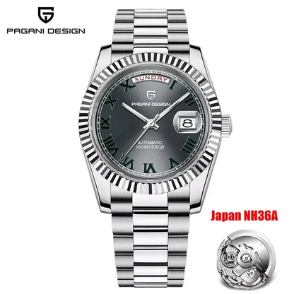 Pagani Design DD40 Men's Automatic Watch – NH36A Movement, Sapphire Crystal, 100M Water Resistant