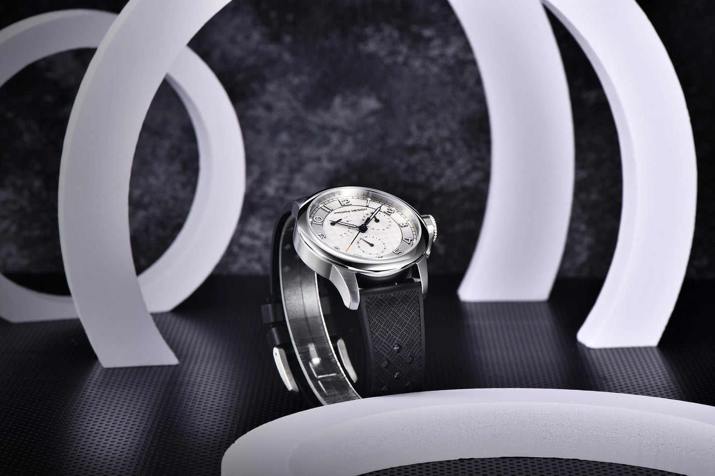 Pagani Design PD-1780 Men’s Quartz Watch – VH88 Movement, Ceramic Bezel, Sapphire Crystal, 100M Water Resistant