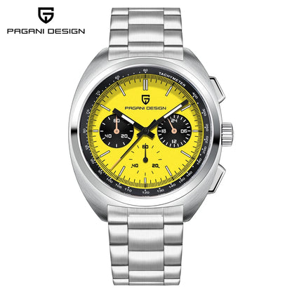 Pagani Design Men’s Quartz Chronograph Watch – Japan VK63 Movement, Sapphire Crystal, 100M Water Resistant